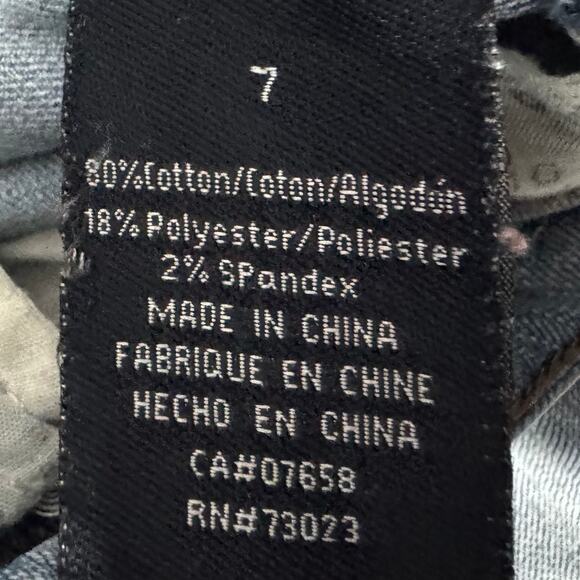 Street Wear Society Denim Bootcut Jeans Light Wash Y2K Faded - Size: 7 - Picture 5 of 12